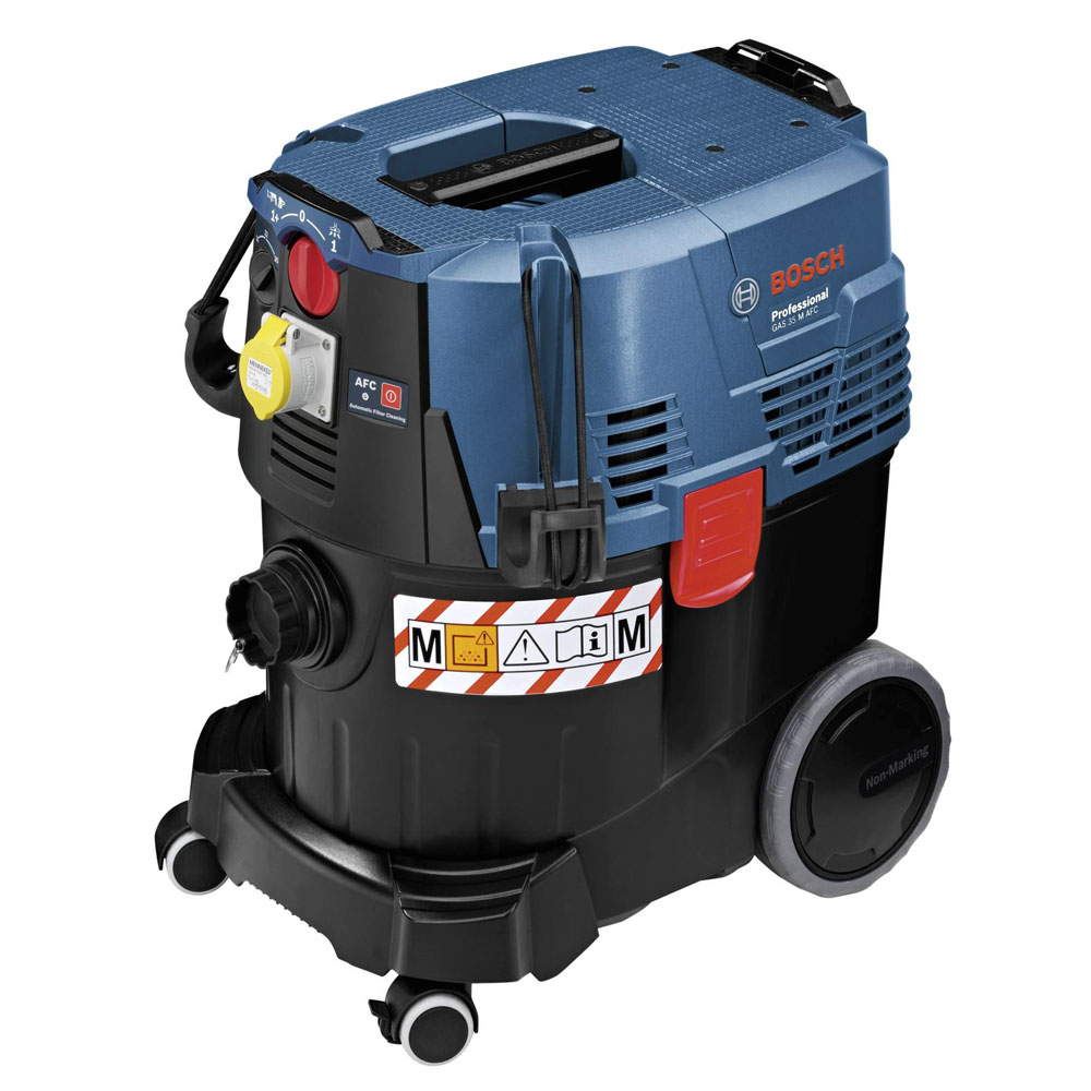 Bosch Professional GAS 35 M AFC Nass-/Trockensauger 1200W (35L Behälter, 5m Schlauch)