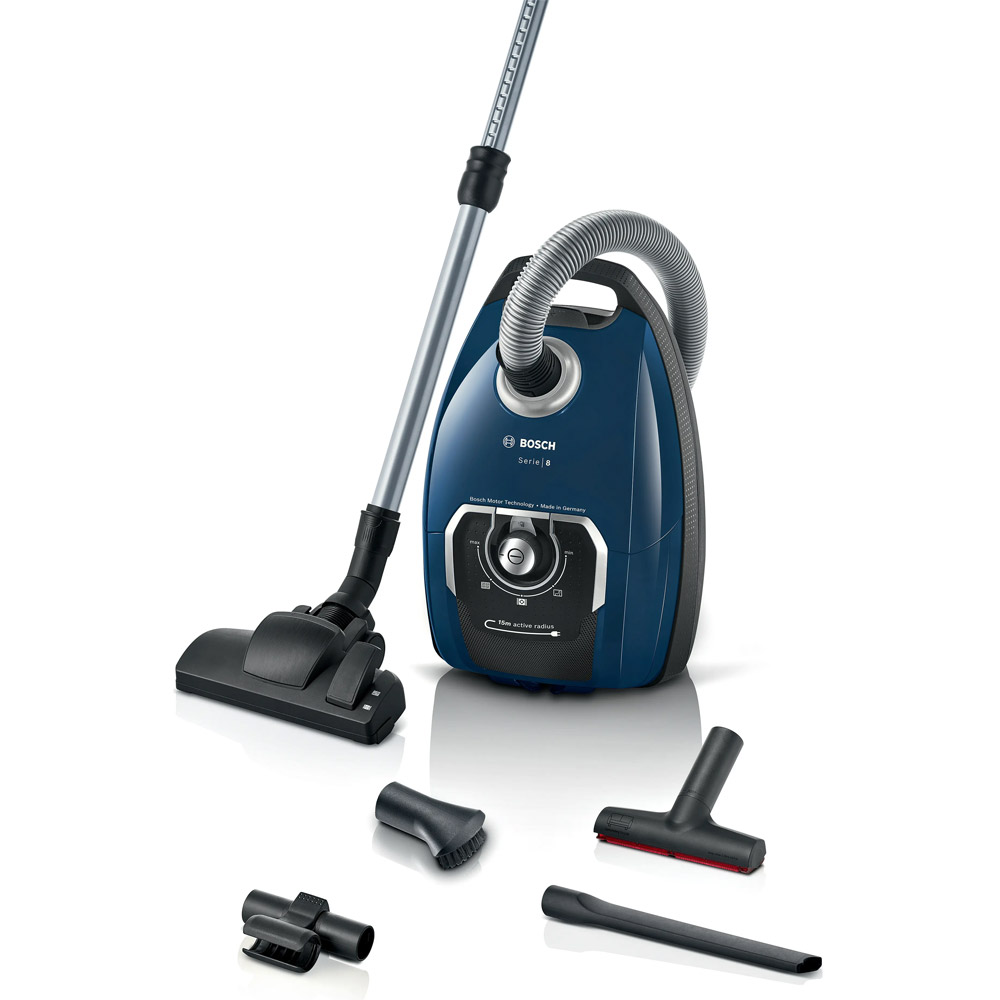 Bosch Serie 8 BGL8XPER Staubsauger mit Beutel 700 W blau