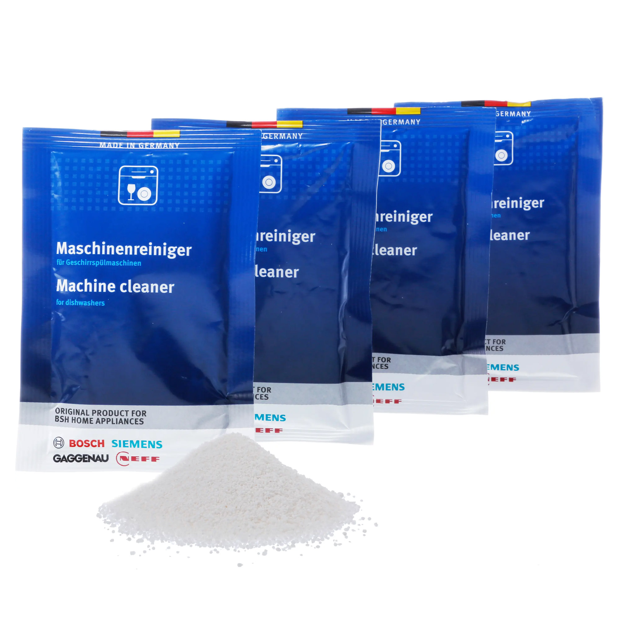 Bosch 00312477 Maschinenreiniger 4x45g für Geschirrspüler