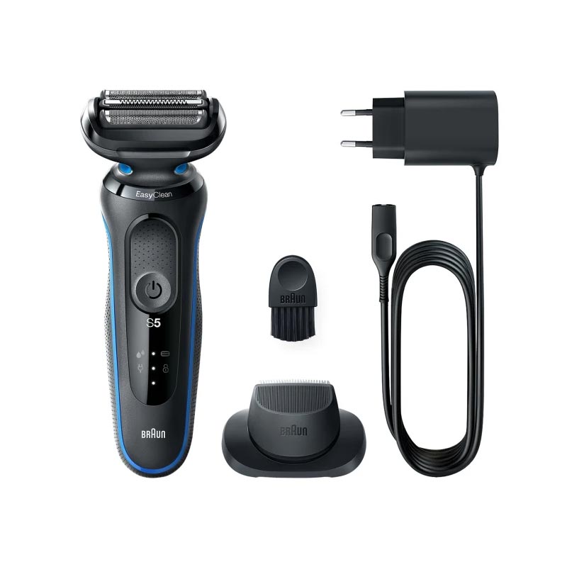 Braun Series 5 51-B1200s Rasierer mit EasyClick Aufsatz blau