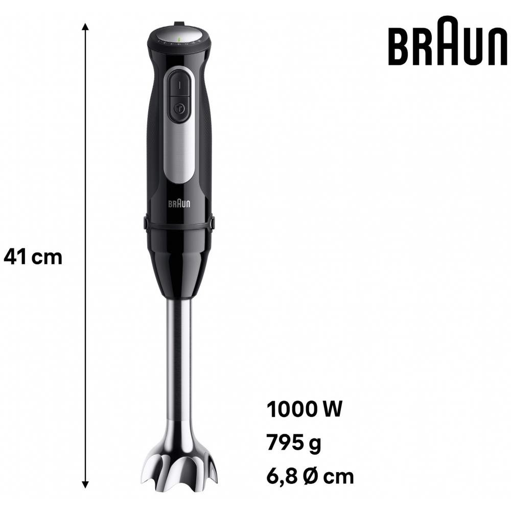 Braun MQ 55001 M MultiQuick 5 Pro Stabmixer schwarz (2. Wahl)