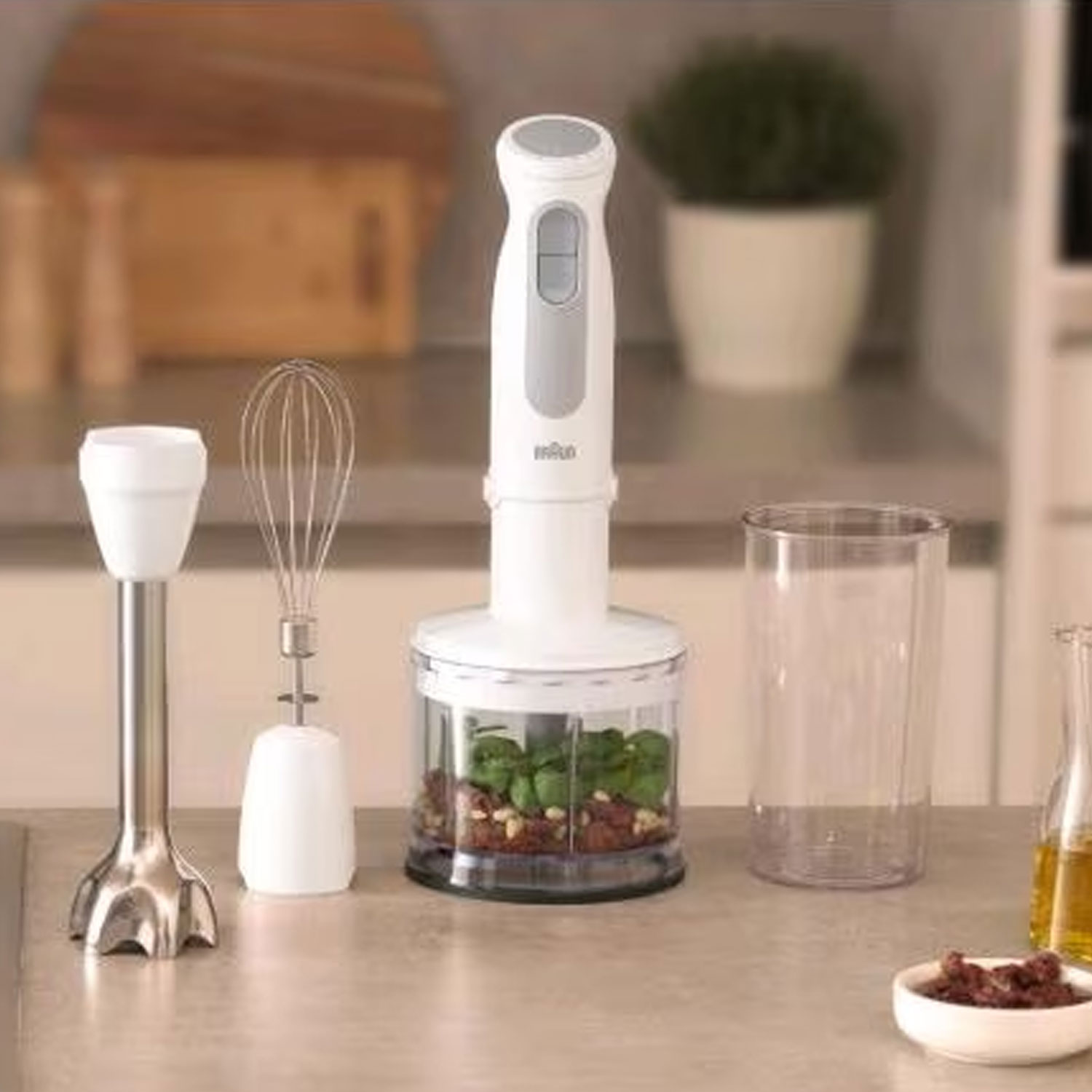 Braun MultiQuick 5 MQ 50236 M Stabmixer weiß (2. Wahl)