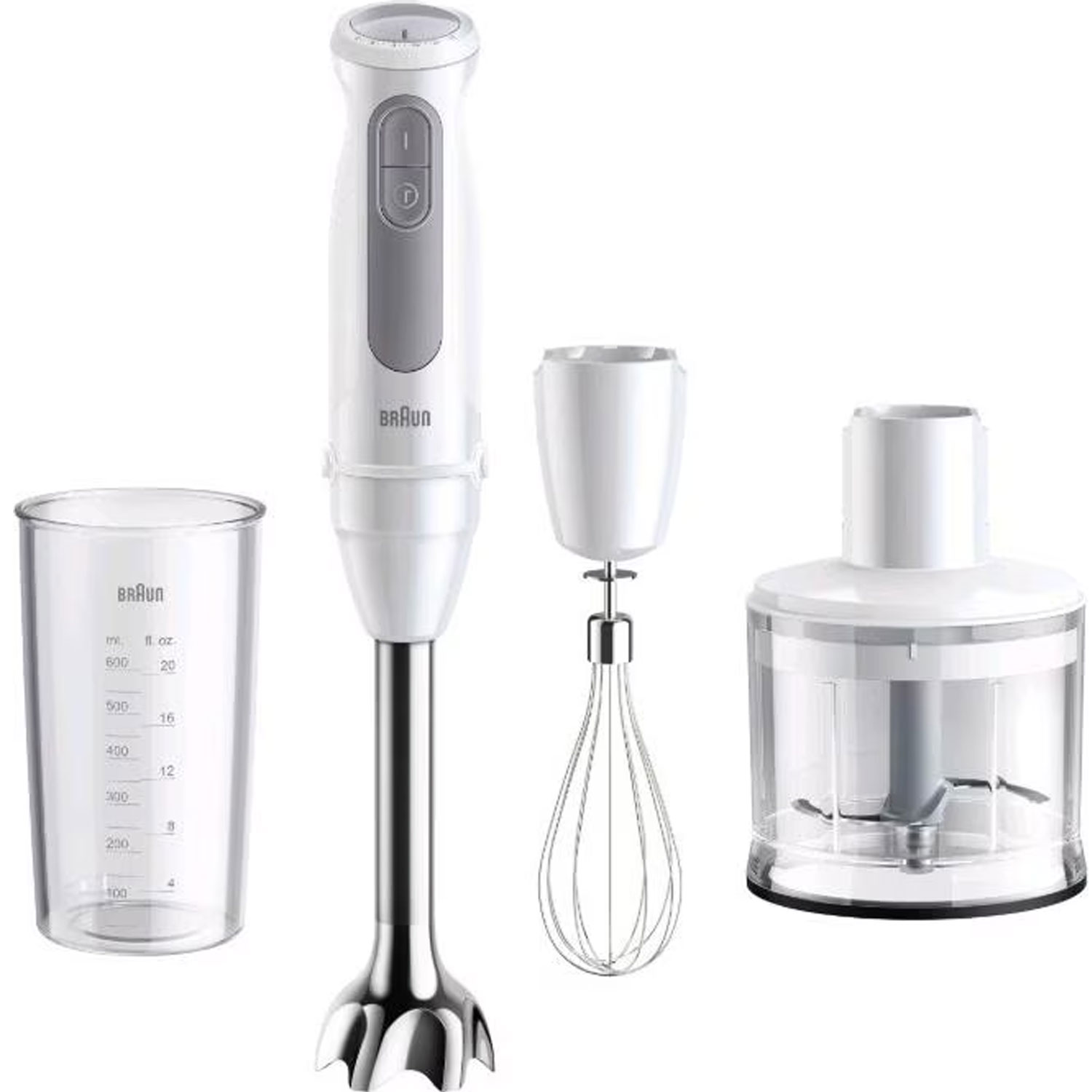 Braun MultiQuick 5 MQ 50236 M Stabmixer weiß (2. Wahl)