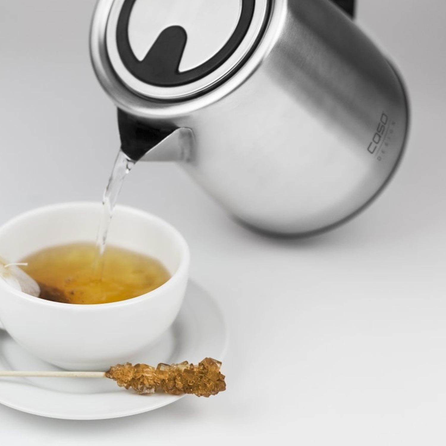 Caso WK2100 compact Wasserkocher silber