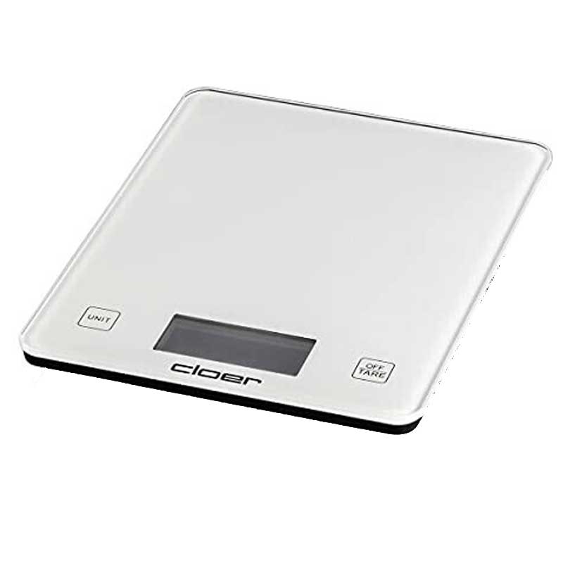 Cloer 6871 Digitale Küchenwaage weiß
