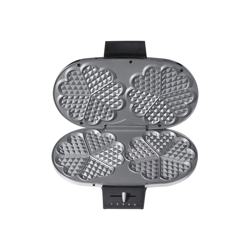 Cloer 1329 Doppelwaffeleisen für zwei klassische Waffeln