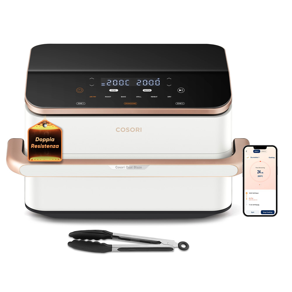 Cosori Dual Blaze Twinfry Chef Edition Heißluftfritteuse 10l