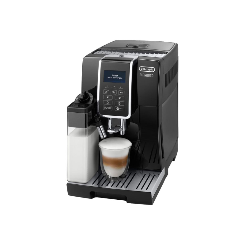 DeLonghi Dinamica ECAM 350.55.B Kaffeevollautomat mit Milchsystem schwarz