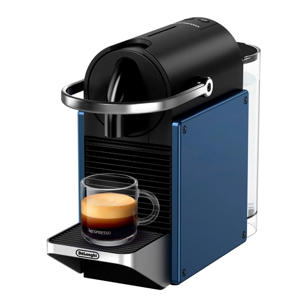 DeLonghi Pixie EN127.BL Kaffekapselmaschine blau/schwarz