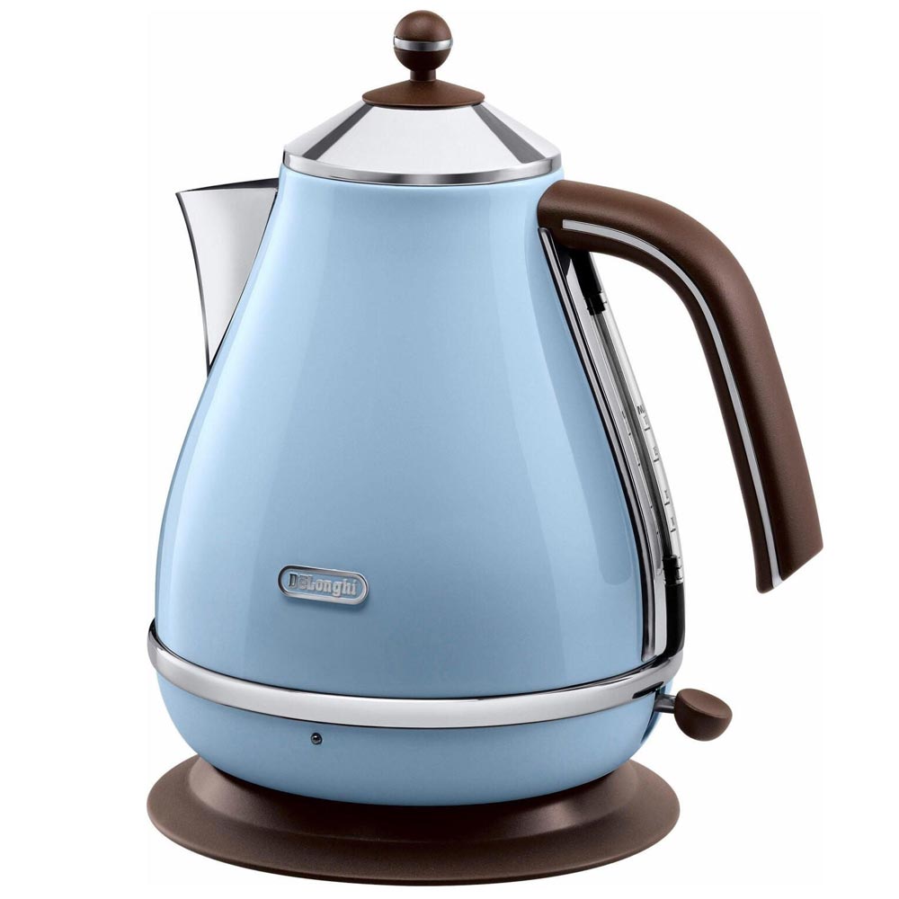 DeLonghi KBOV2001.AZ Wasserkocher Icona Vintage blau