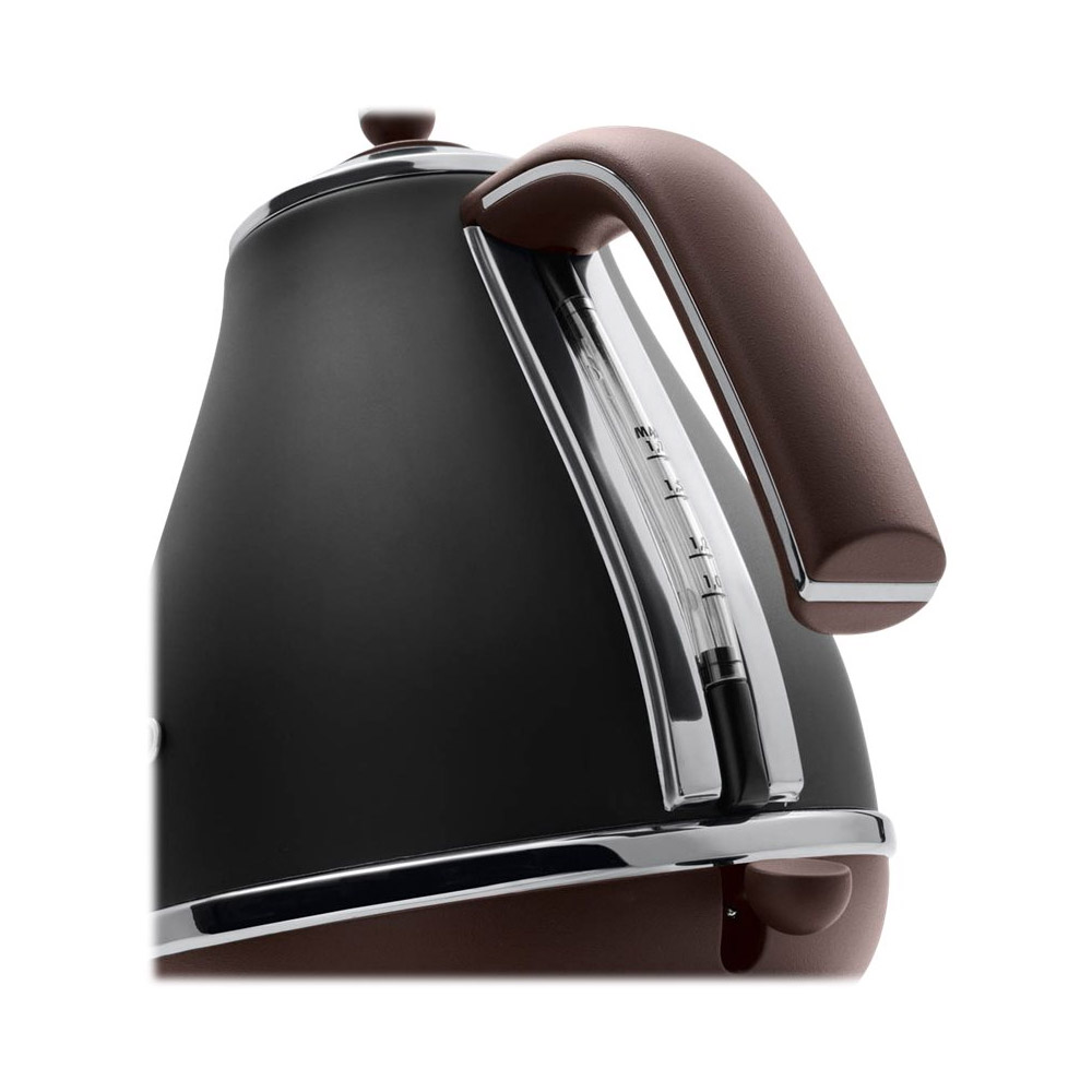 DeLonghi KBOV2001.BK Wasserkocher Icona Vintage schwarz (2.Wahl)