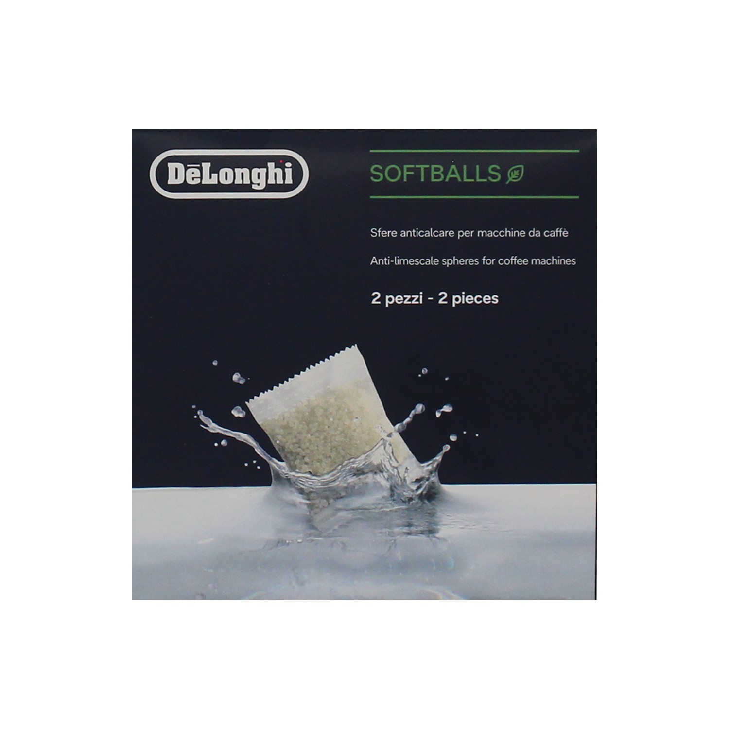 DeLonghi SoftBalls DLSC551 Antikalk-Kügelchen für Kaffeemaschinen weiß