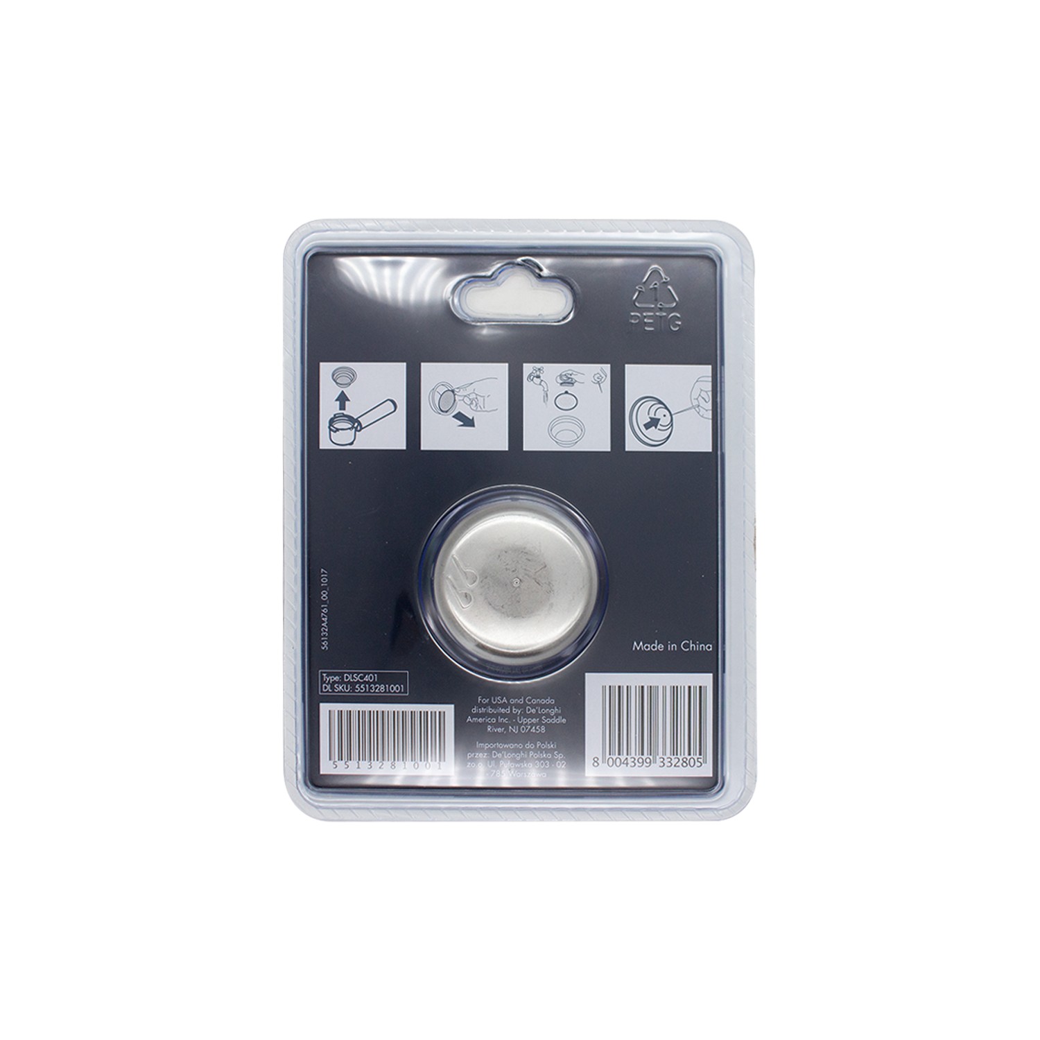 DeLonghi 5513281001 2-Tassen Easy Clean Filter