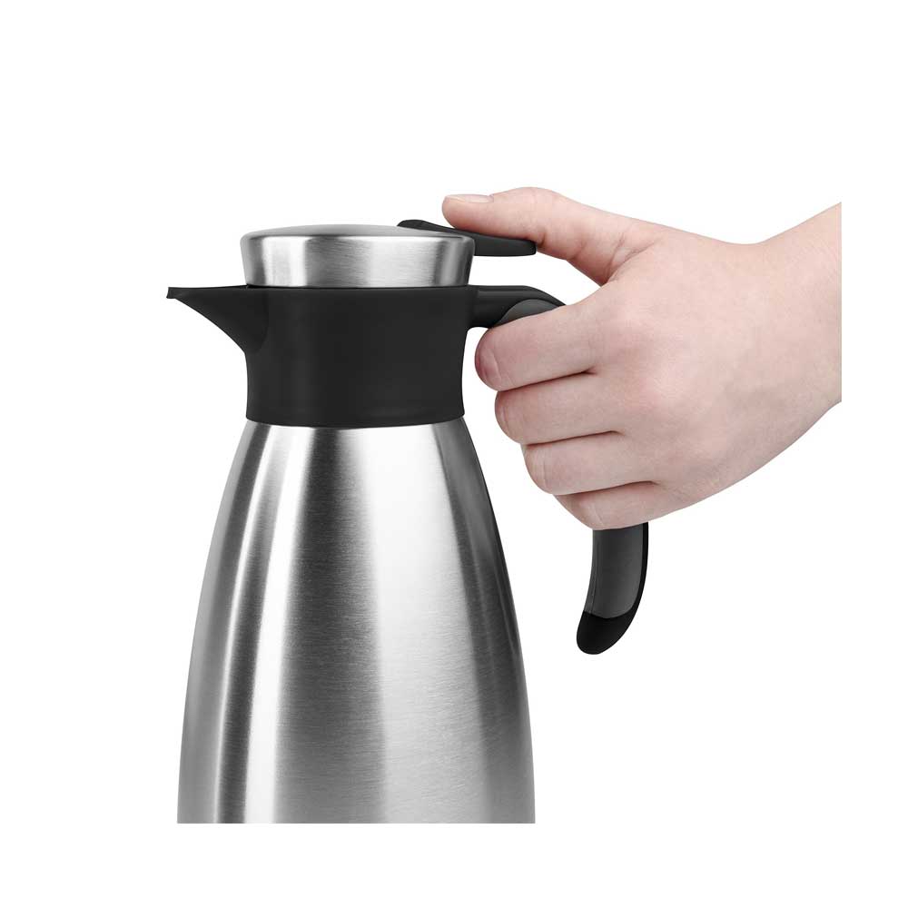 Emsa Soft Grip 1,0 l Thermoskanne schwarz