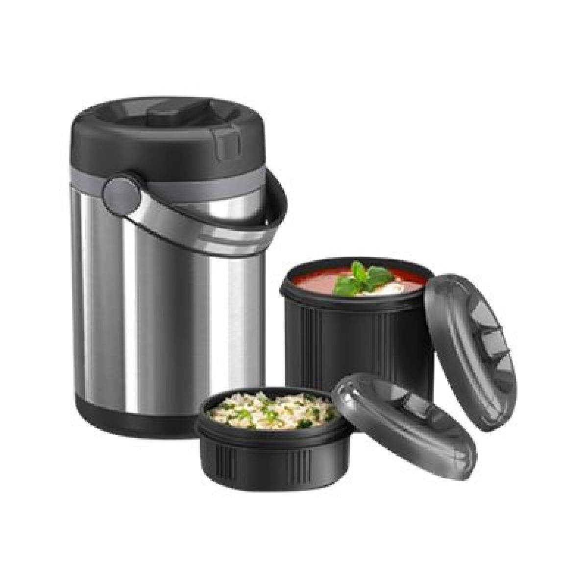 Emsa Mobility 509245 Isolier-Speisegefäß 1,7l schwarz/anthrazit
