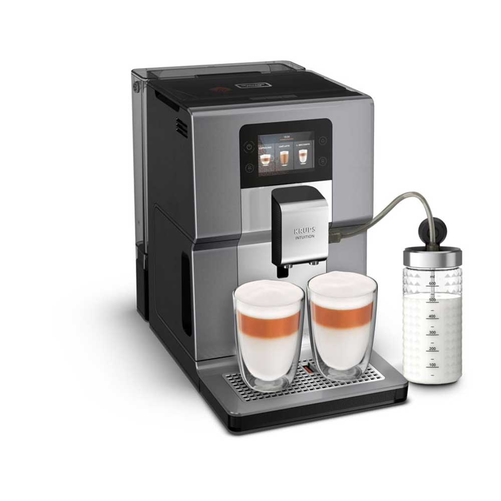 Krups EA 875 E Intuition Preference+ Kaffeevollautomat silber