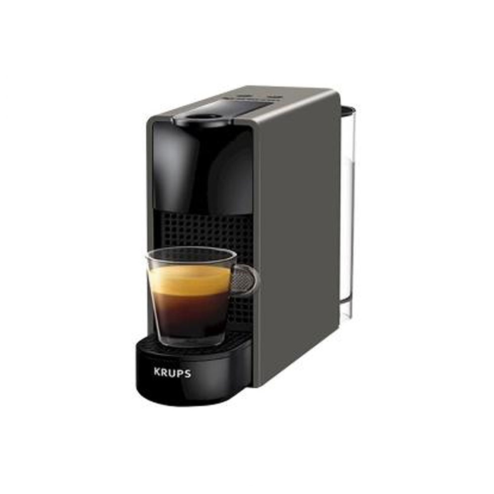 Krups Nespresso XN110BRD Essenza Mini Kaffeekapselmaschine grau