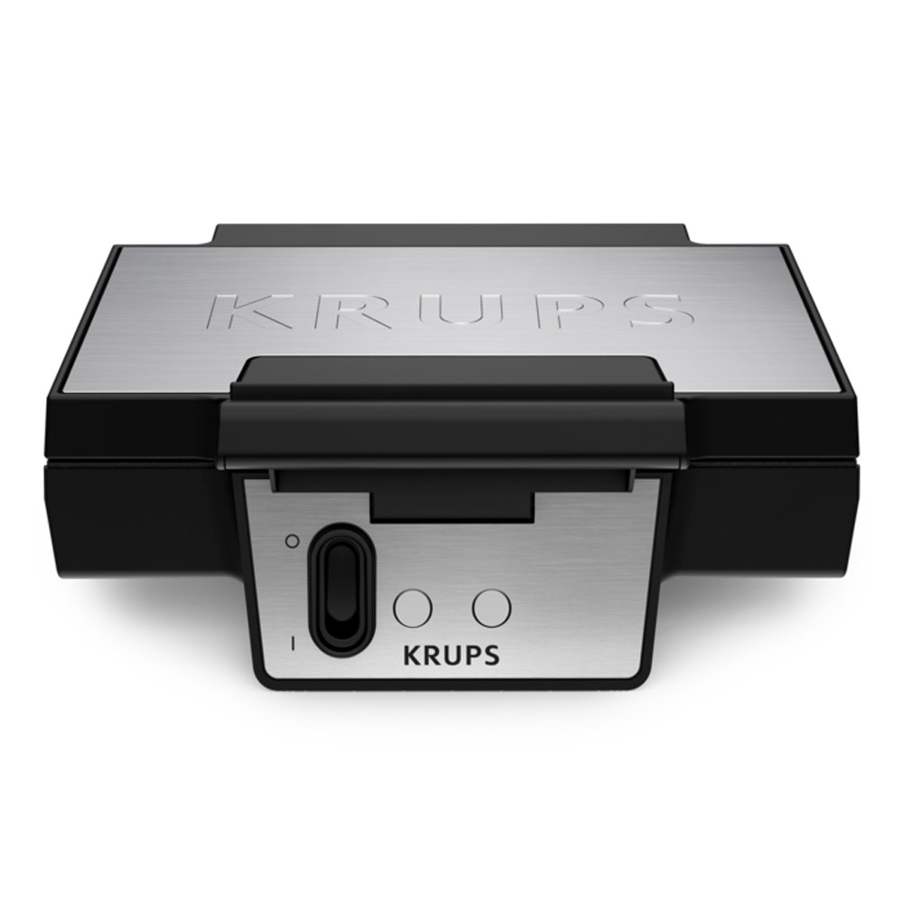 Krups FDK261 Iconic Waffeleisen schwarz/edelstahl