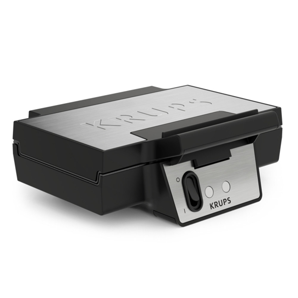 Krups FDK261 Iconic Waffeleisen schwarz/edelstahl