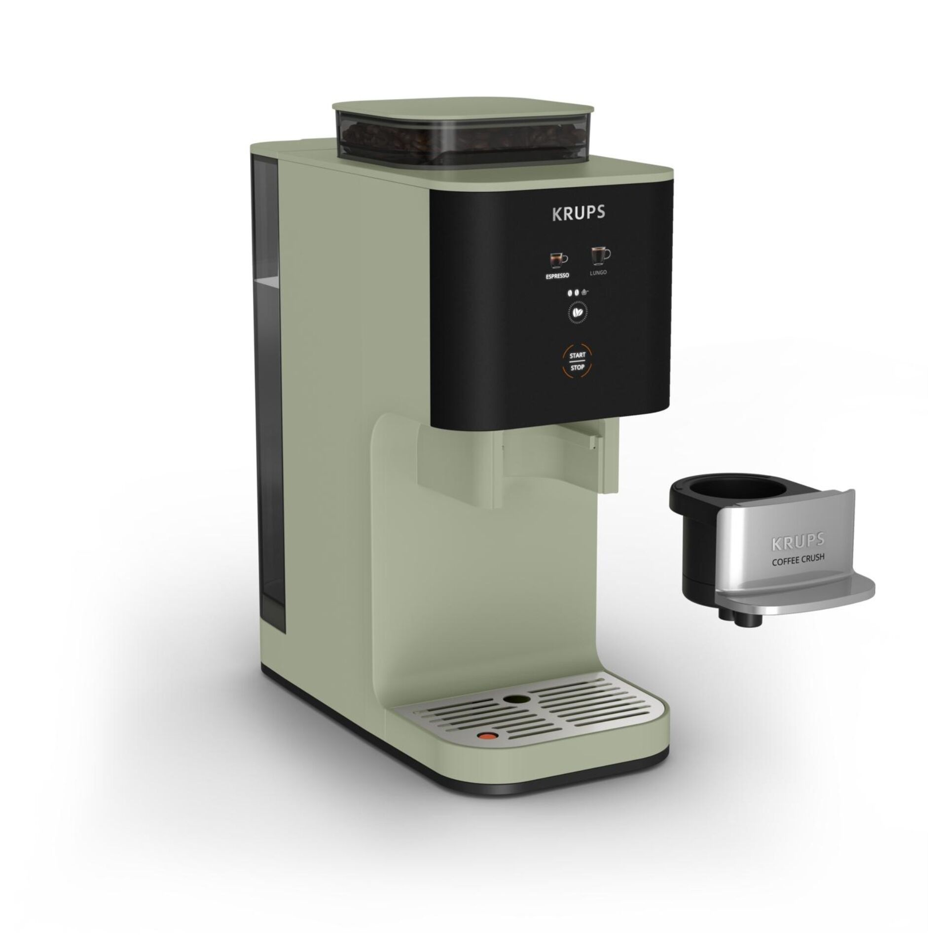 Krups Coffee Crush SA401LE0 Kaffeevollautomat 1,8l grün/schwarz