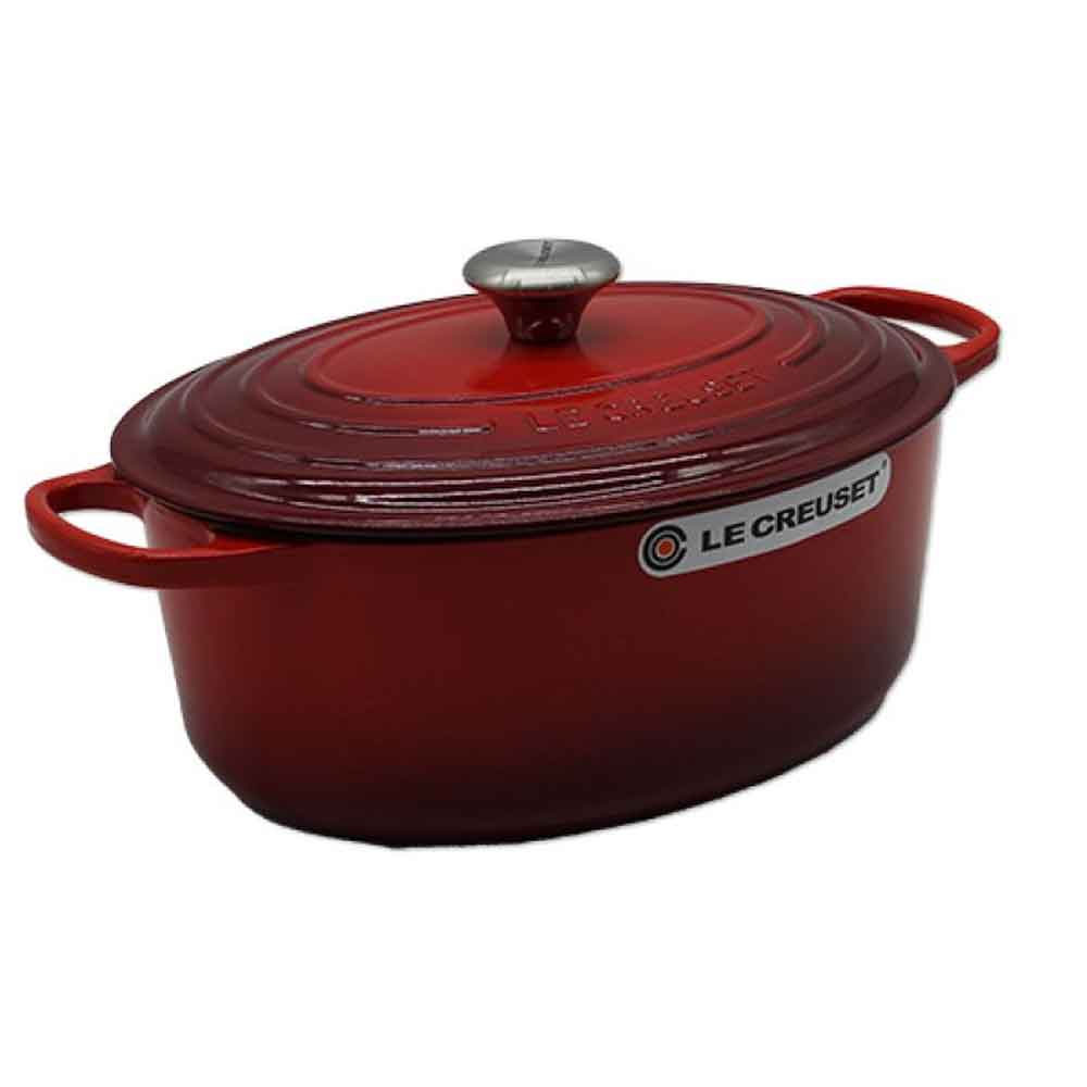 Le Creuset Signature Bräter oval 31 cm kirschrot