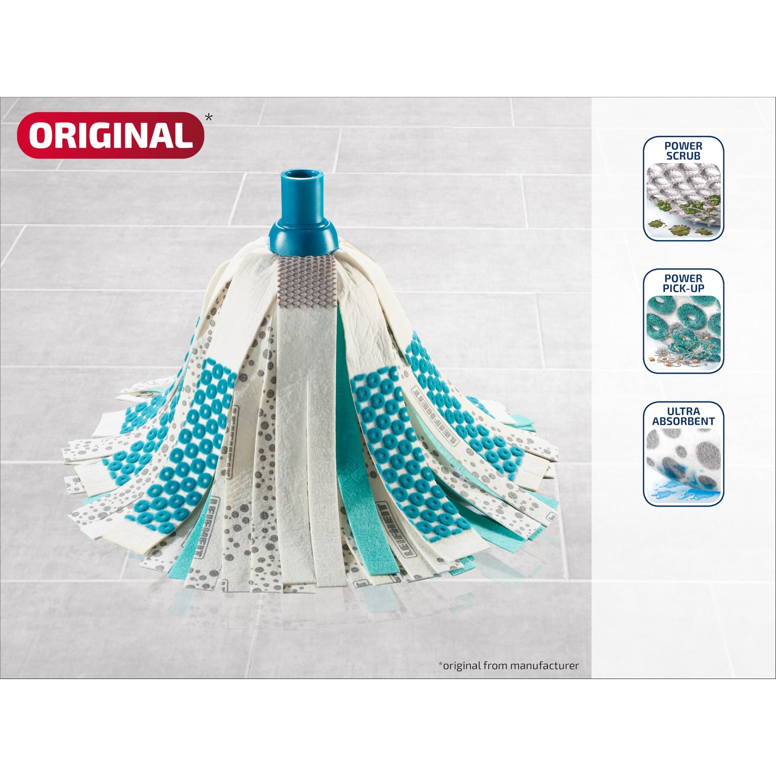 Leifheit Power Mop 3-in-1 Ersatzkopf