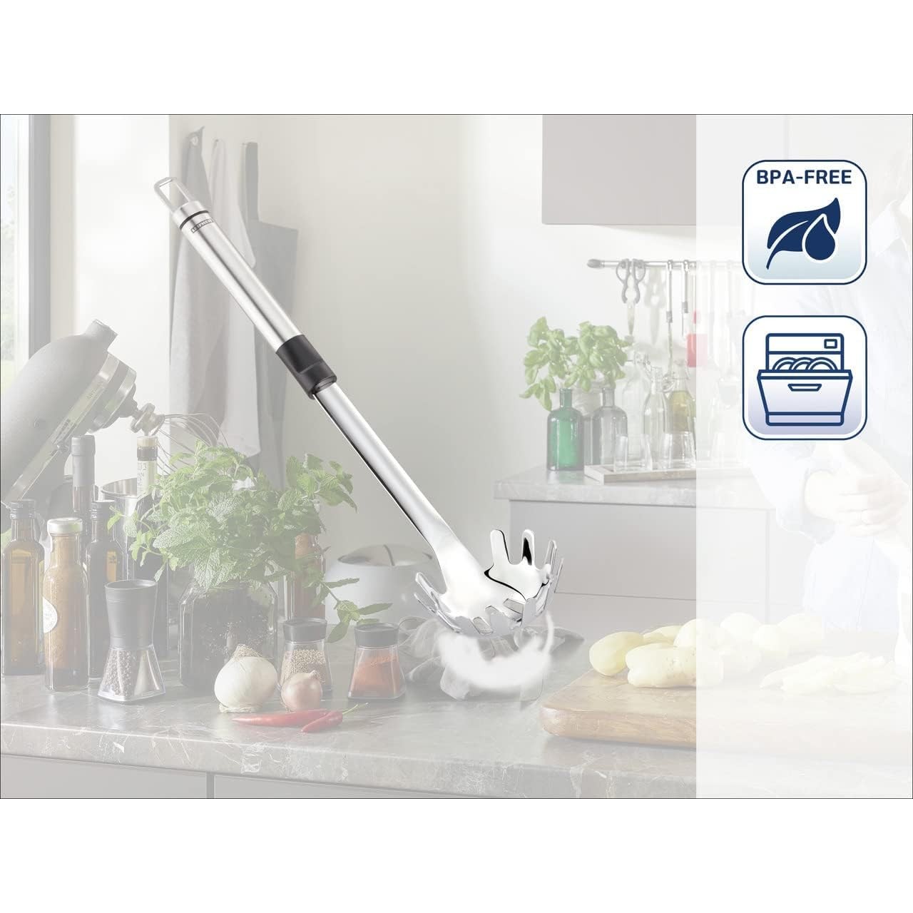 Leifheit ProLine Spaghettilöffel silber