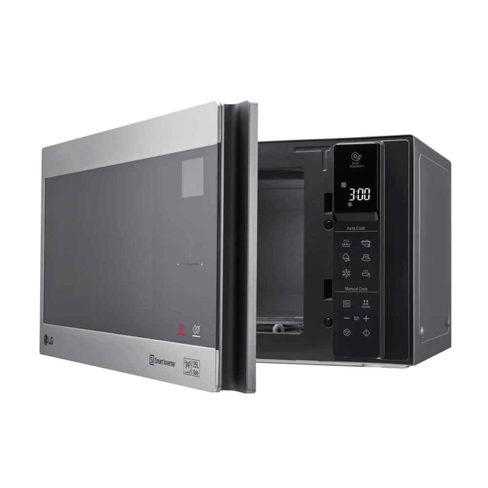 LG MS2595CIS Mikrowelle mit Smart Inverter Technologie silber