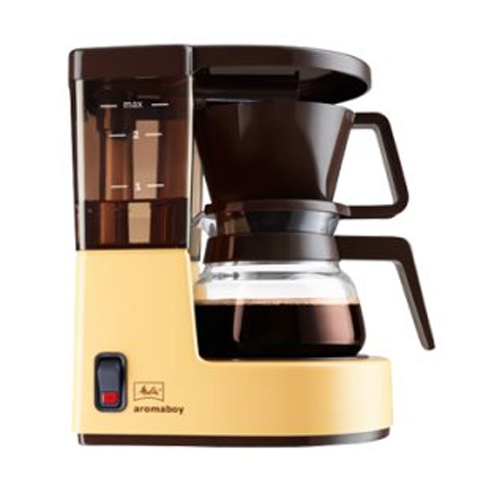 Melitta Aromaboy Filterkaffeemaschine beige-braun
