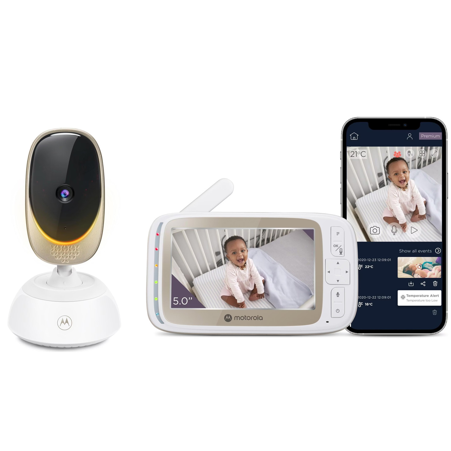 Motorola Nursery VM85 Connect Babyphone mit Kamera