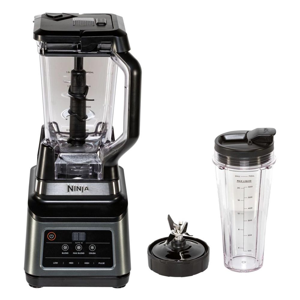 Ninja BN750EU 2-in-1-Mixer mit Auto-iQ schwarz/silber