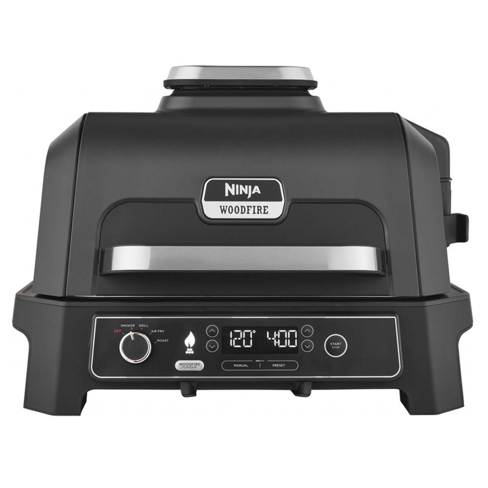 Ninja Woodfire Pro XL OG850EU 4-in-1 Elektrogrill grau/schwarz