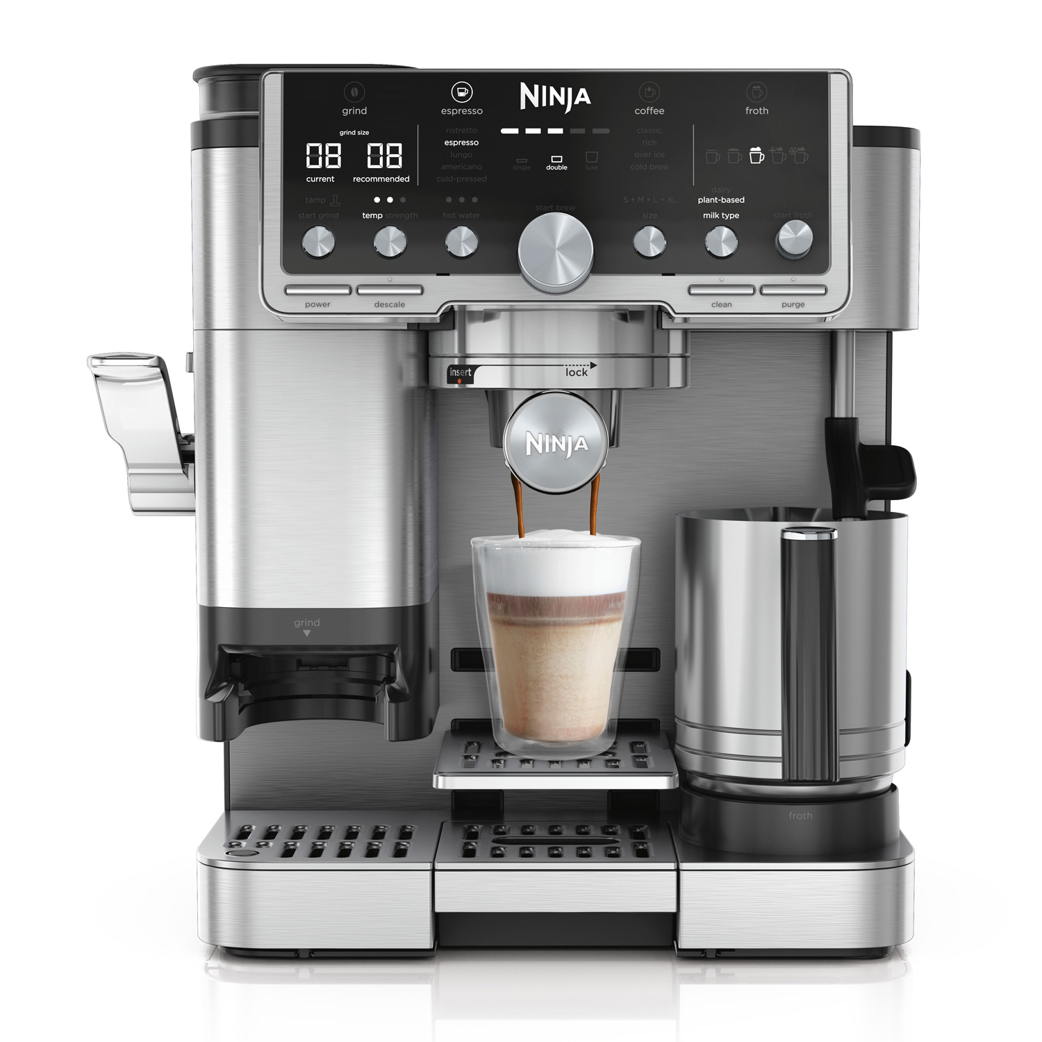 Ninja Luxe Pro ES701EU 3-in-1-Kaffeemaschine silber