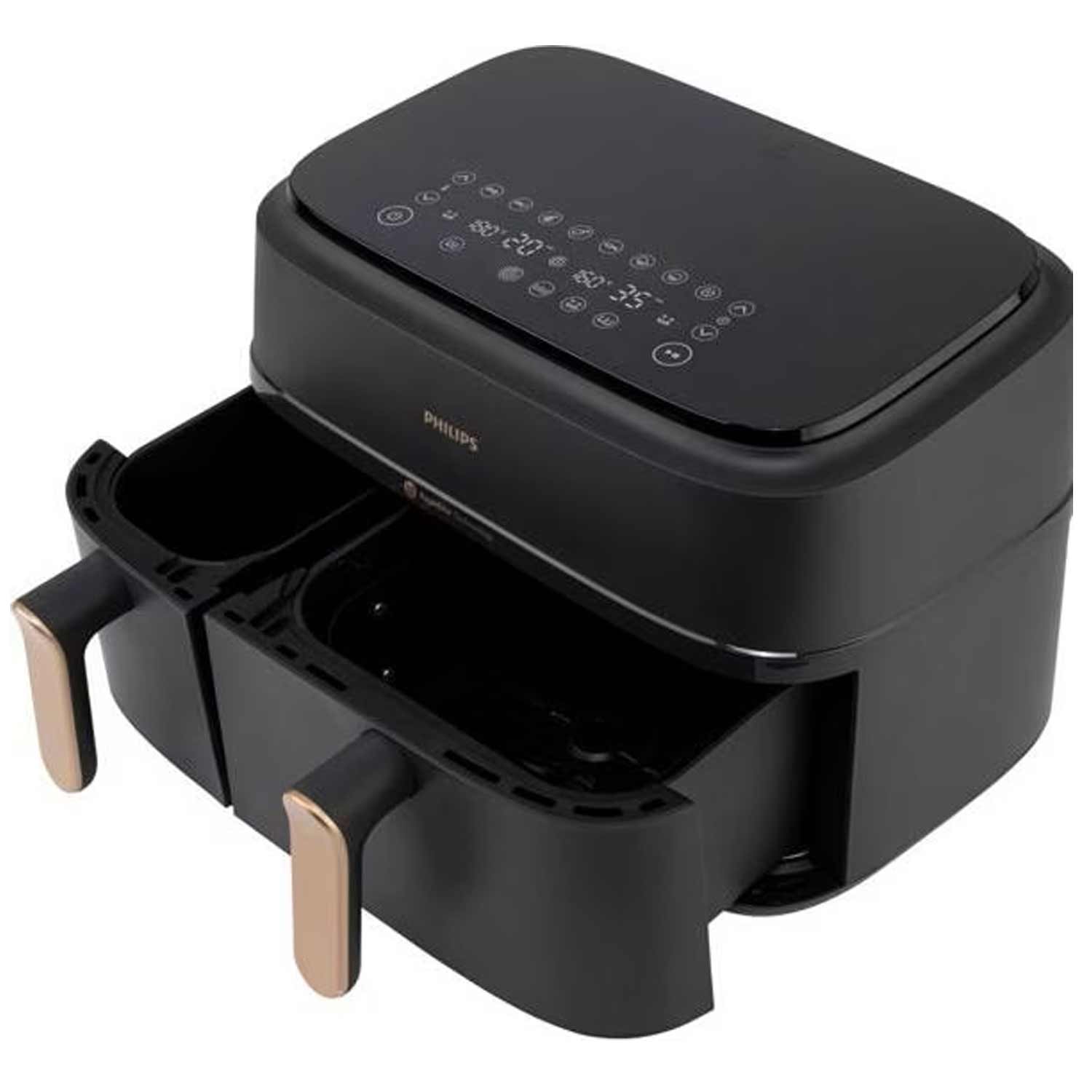 Philips 3000 Series NA352/00 Airfryer Dual Basket Heißluftfritteuse (Verpackung geöffnet)