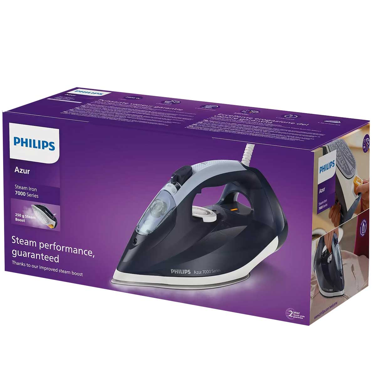 Philips DST7030/20 Dampfbügeleisen blau