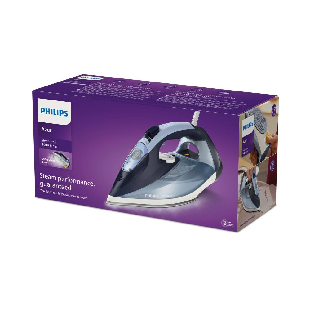 Philips DST7020/20 7000 Series Dampfbügeleisen blau
