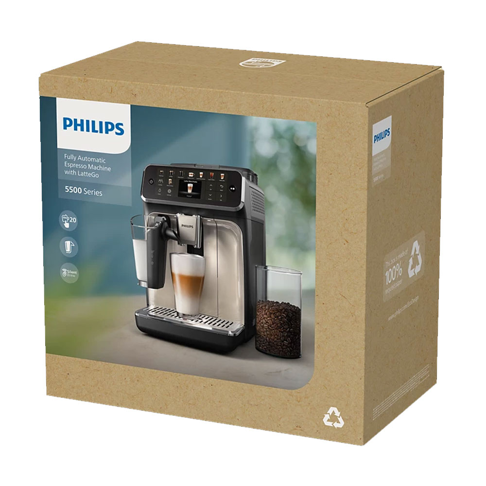 Philips 5500 Series EP5547/90 Kaffeevollautomat schwarz/chrom