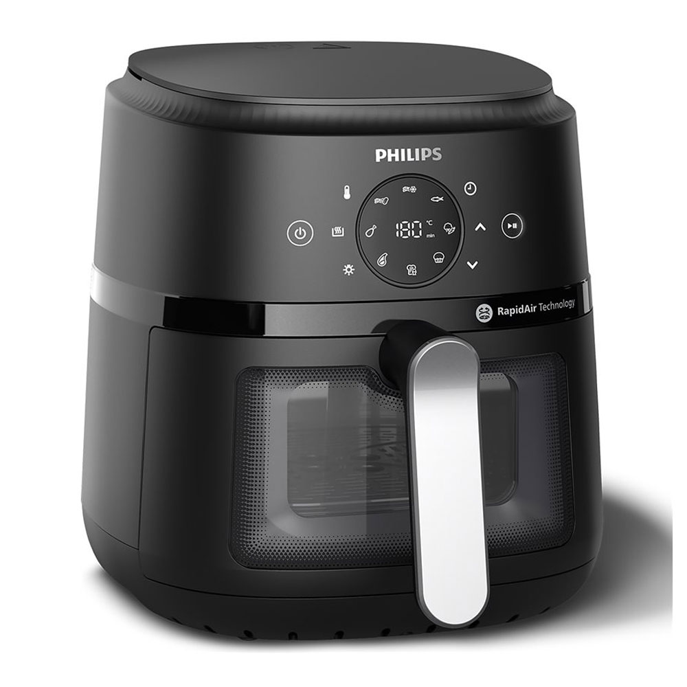 Philips 2000 Series NA221 Heißluft-Fritteuse schwarz/silber