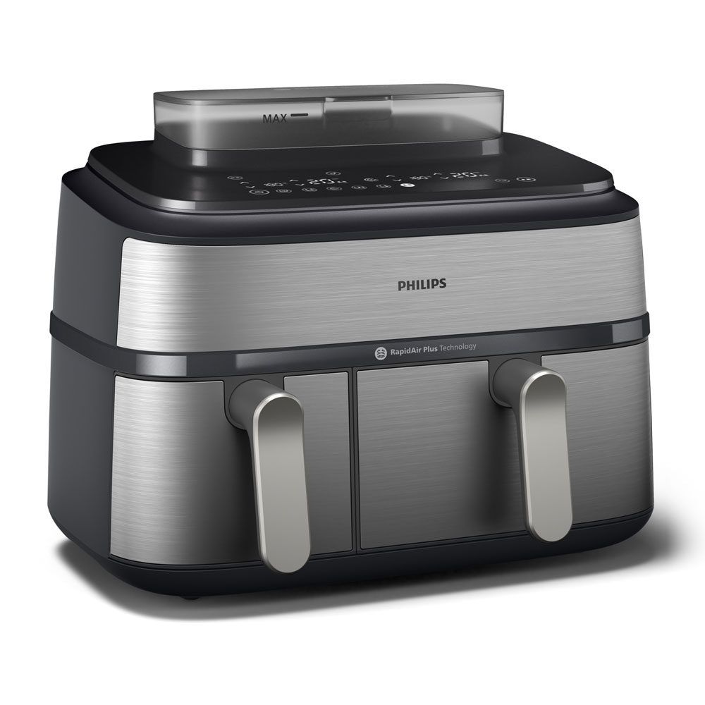 Philips 5000 Series NA555/00 Steam Airfryer silber