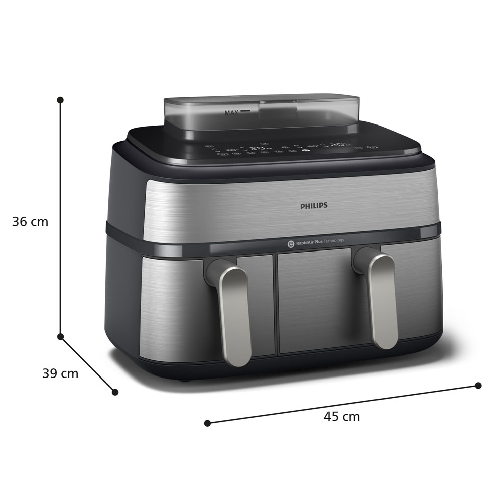 Philips 5000 Series NA555/00 Steam Airfryer silber (2.Wahl)