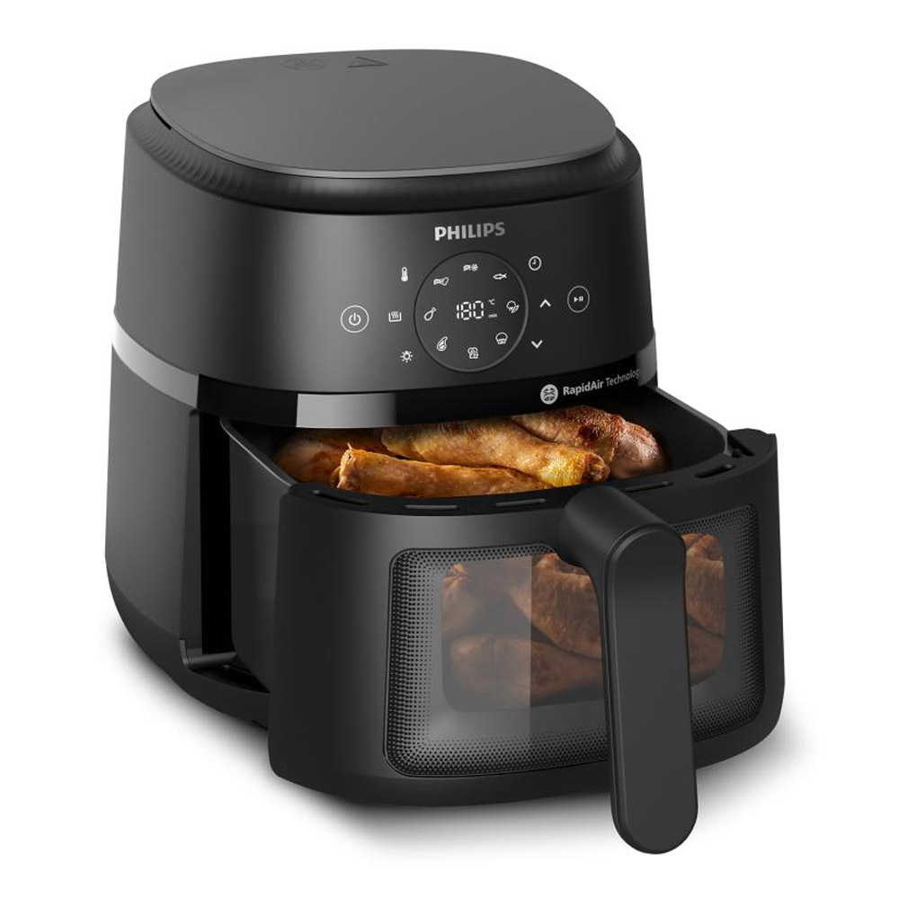 Philips Airfryer NA220/00 Heißluftfritteuse 4,2l schwarz