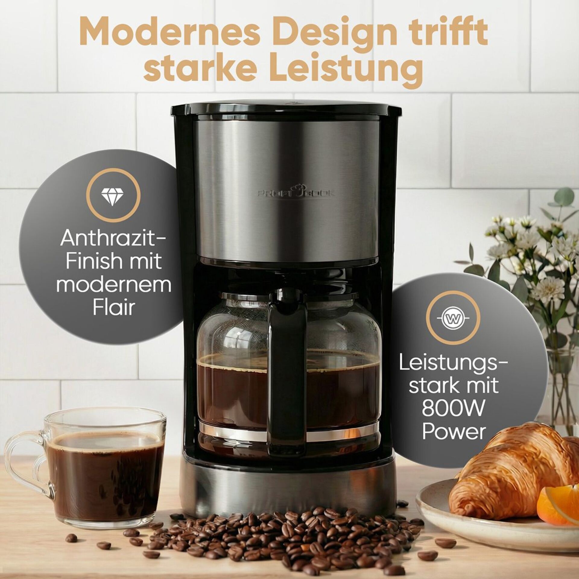 ProfiCook PC-KA 1330 Filterkaffeemaschine 1,5l