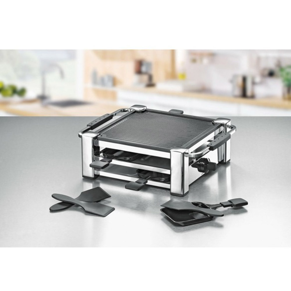 Rommelsbacher RCC 1000 Raclette-Grill chrom