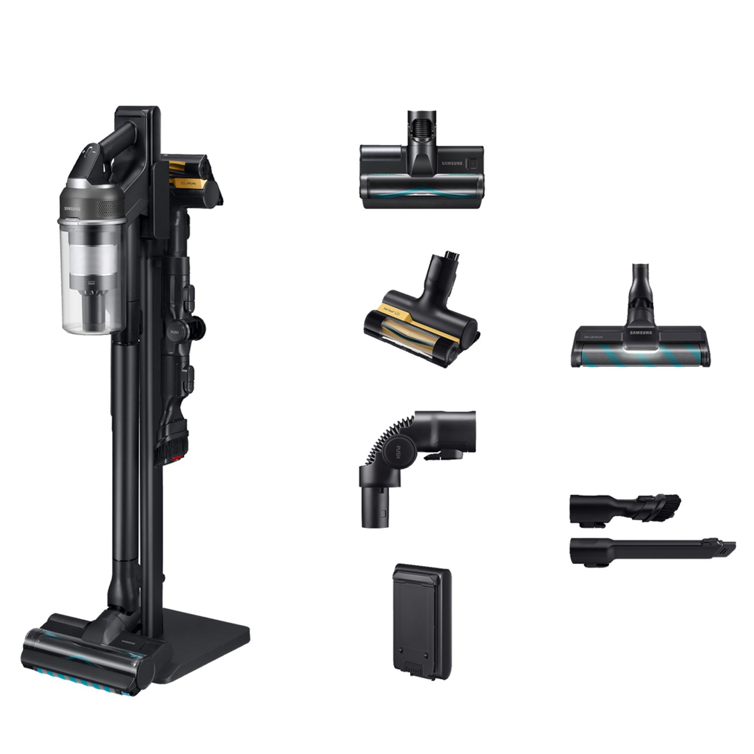Samsung Jet 95S CompleteClean VS70H28HFC/WD Akku-Staubsauger soapstone charcoal