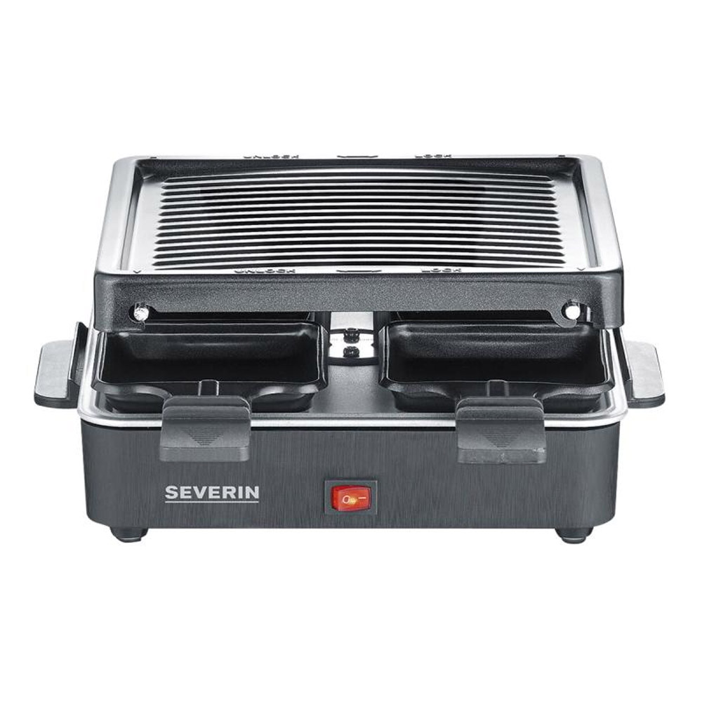 Severin RG 2370 Mini Raclette-Grill für 4 Personen schwarz (2. Wahl) 