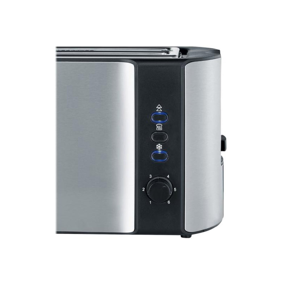 Severin AT 2590 Automatik-Langschlitztoaster Edelstahl-gebürstet/schwarz