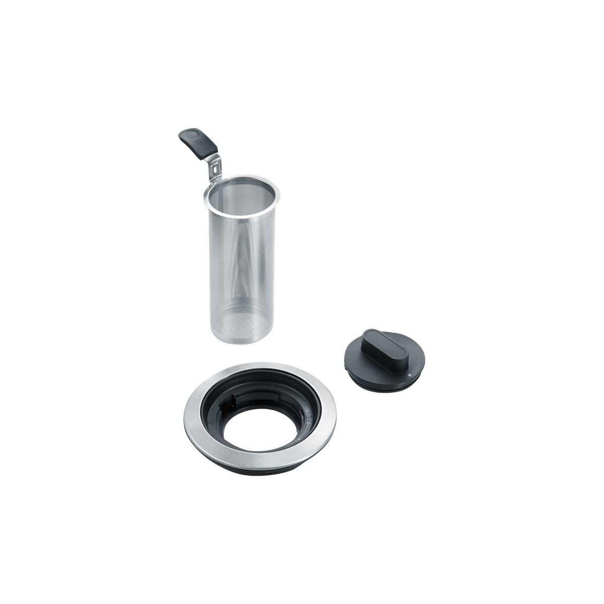 Severin WK 3479 Glas Tee- und Wasserkocher edelstahl