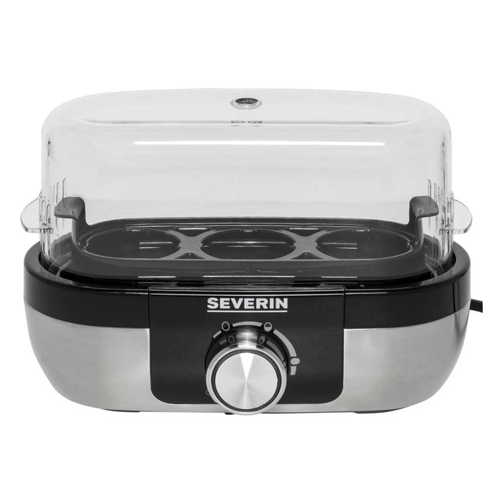 Severin EK 3163 Eierkocher edelstahl-gebürstet/schwarz