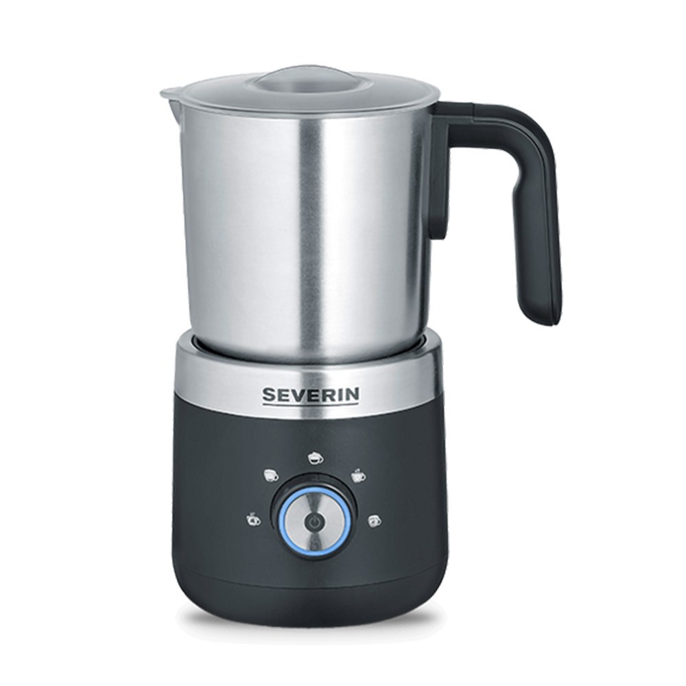 Severin SM 3588 Milchaufschäumer schwarz/silber/Edelstahl