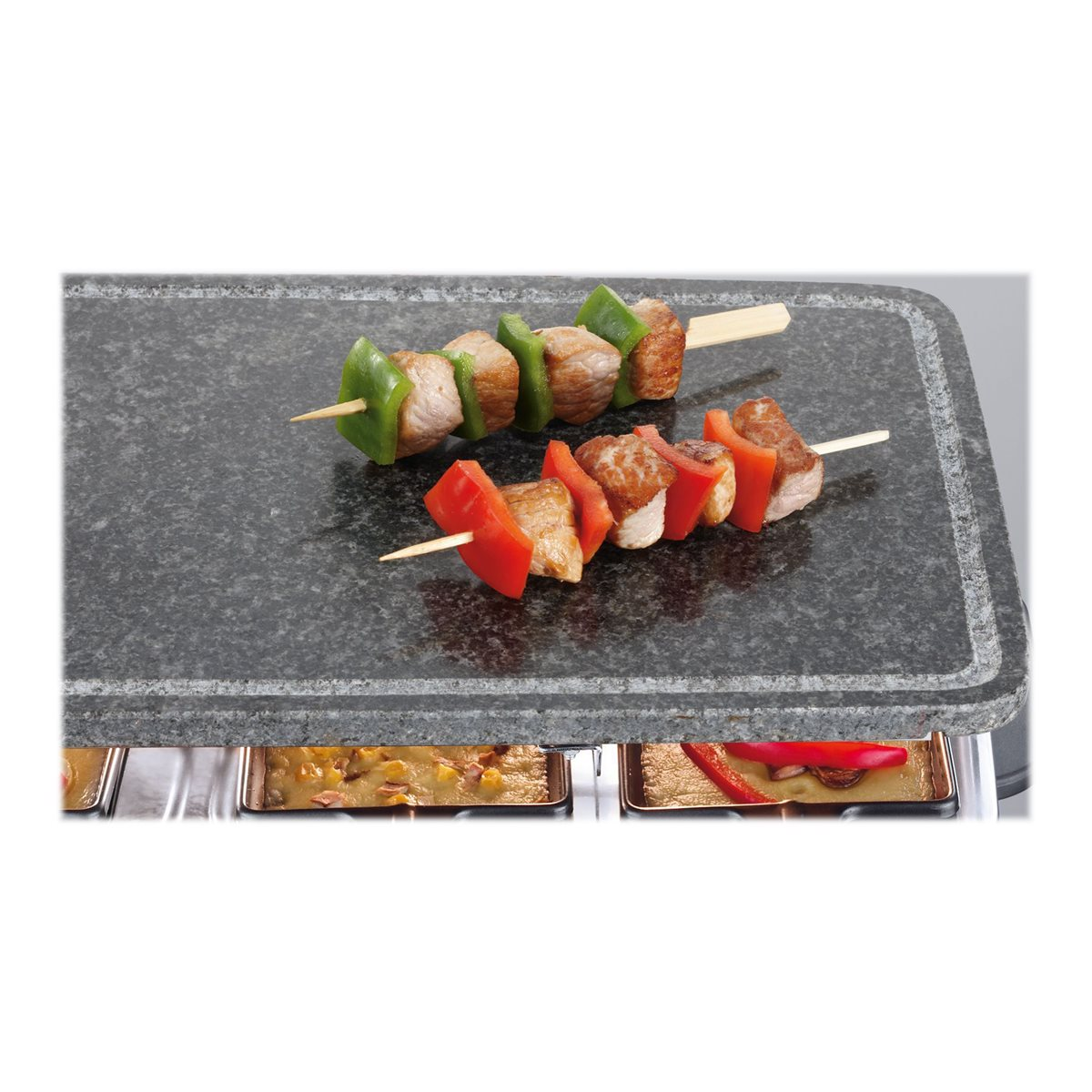 Severin RG 2374 Raclette mit Naturgrillstein schwarz